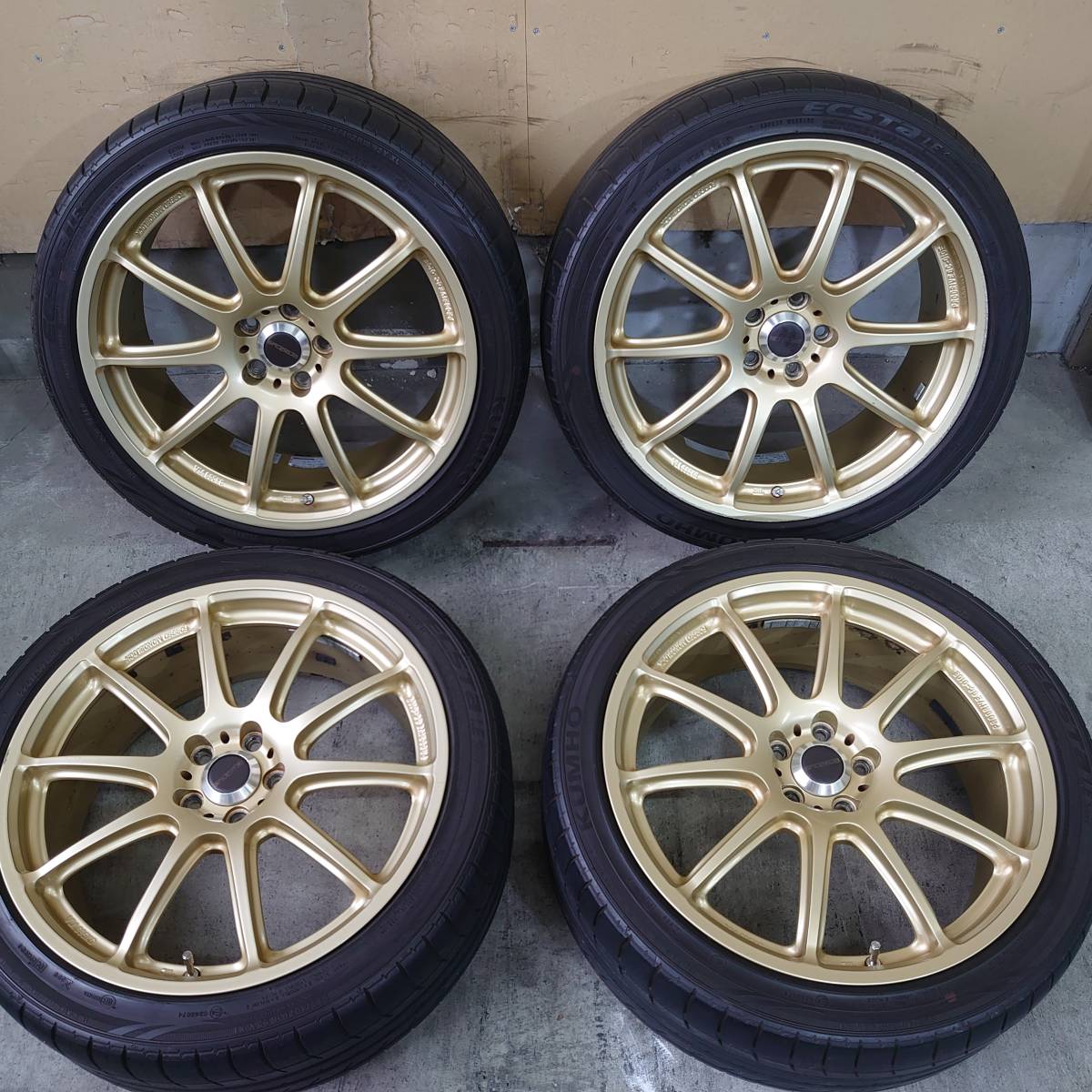 J10】prodriue BRZ 86 レガシー 18X7.5J+48 100X5 ハブ径73 225/40ZR18