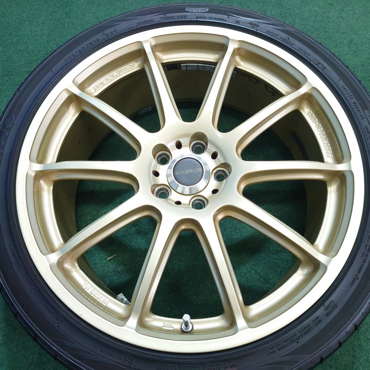 J10】prodriue BRZ 86 レガシー 18X7.5J+48 100X5 ハブ径73 225/40ZR18