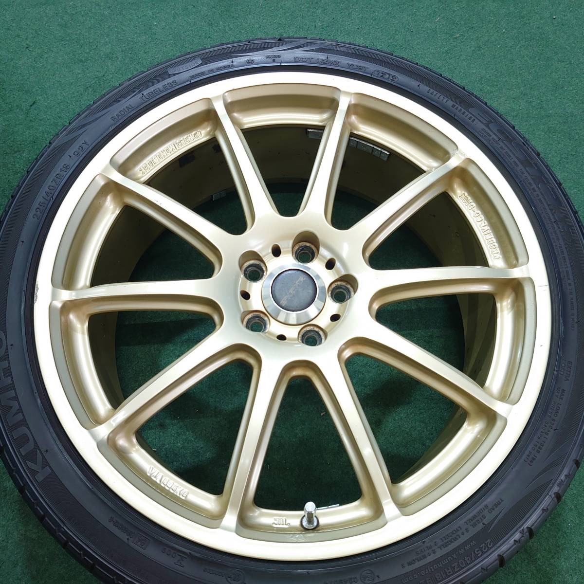 BRZ純正18インチ 225/55R18 バリ山 4本 BRレガシィなど J10】prodriue BRZ 86 レガシー 18X7.5J+48 100X5 ハブ径73 225/40ZR18
