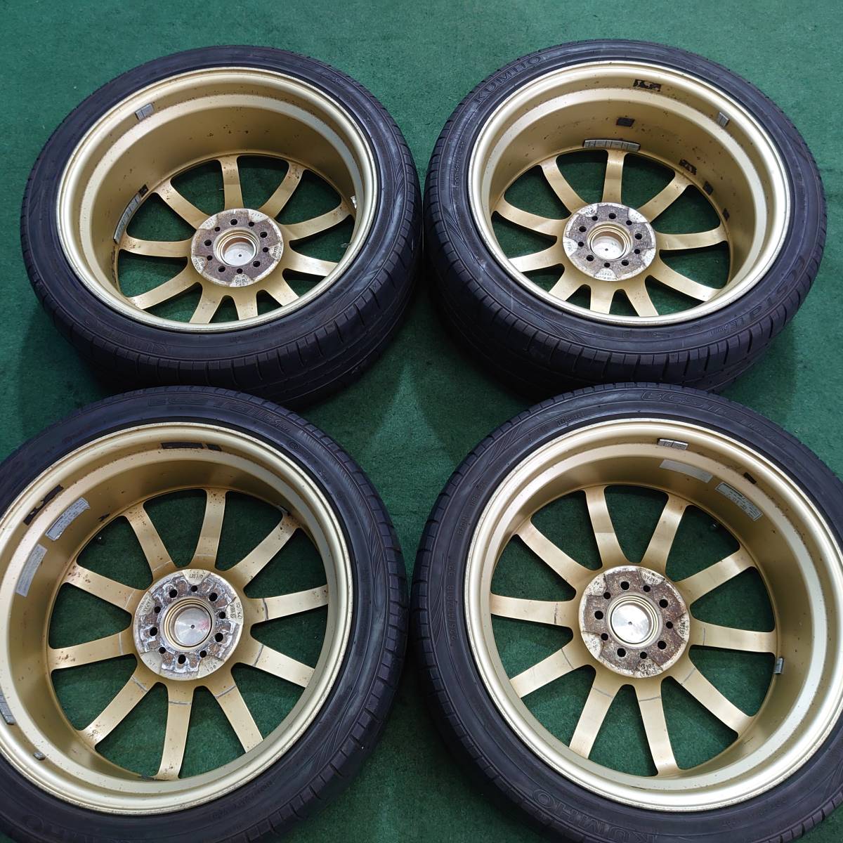 J10】prodriue BRZ 86 レガシー 18X7.5J+48 100X5 ハブ径73 225/40ZR18
