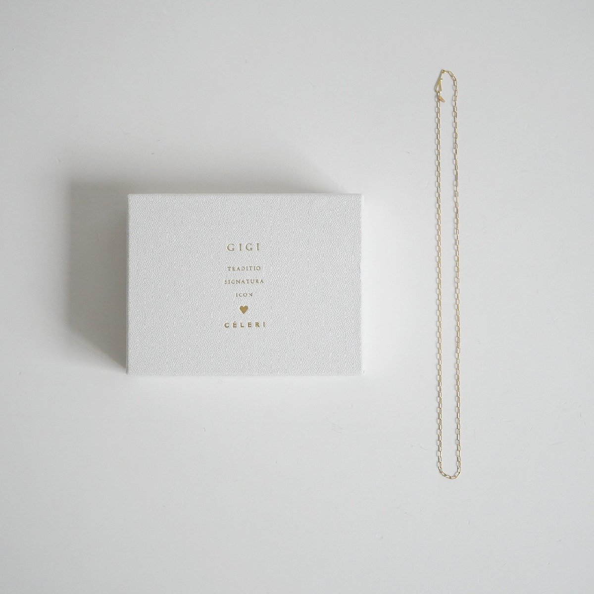 2020AW / GIGI ジジ / 20091510005930 18K 50CM CHAIN ネックレス / DEUXIEME CLASSE別注 2211-0774