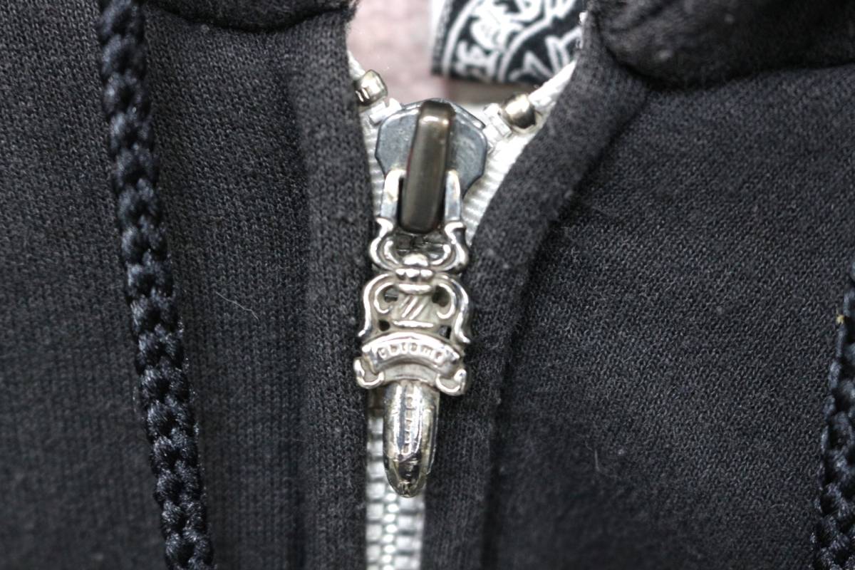 クロムハーツ サーマルパーカー ブラック CHROME HEARTS RN91210 