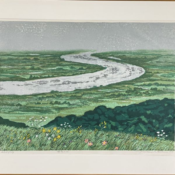 北岡文雄 神秘の屋久島 木版画 版画 絵画 10号 北岡文雄 神秘の屋久島 木版画 版画 絵画 10号