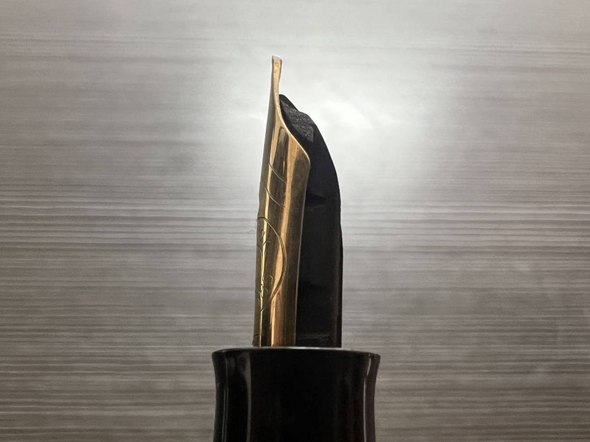 ペリカン 400NN M&K 万年筆 EF 極細字 緑縞 グリーン 文房具 ペリカン