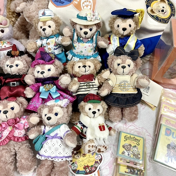 ダッフィー オープンマウス シェリーメイ ぬいぐるみバッジ
