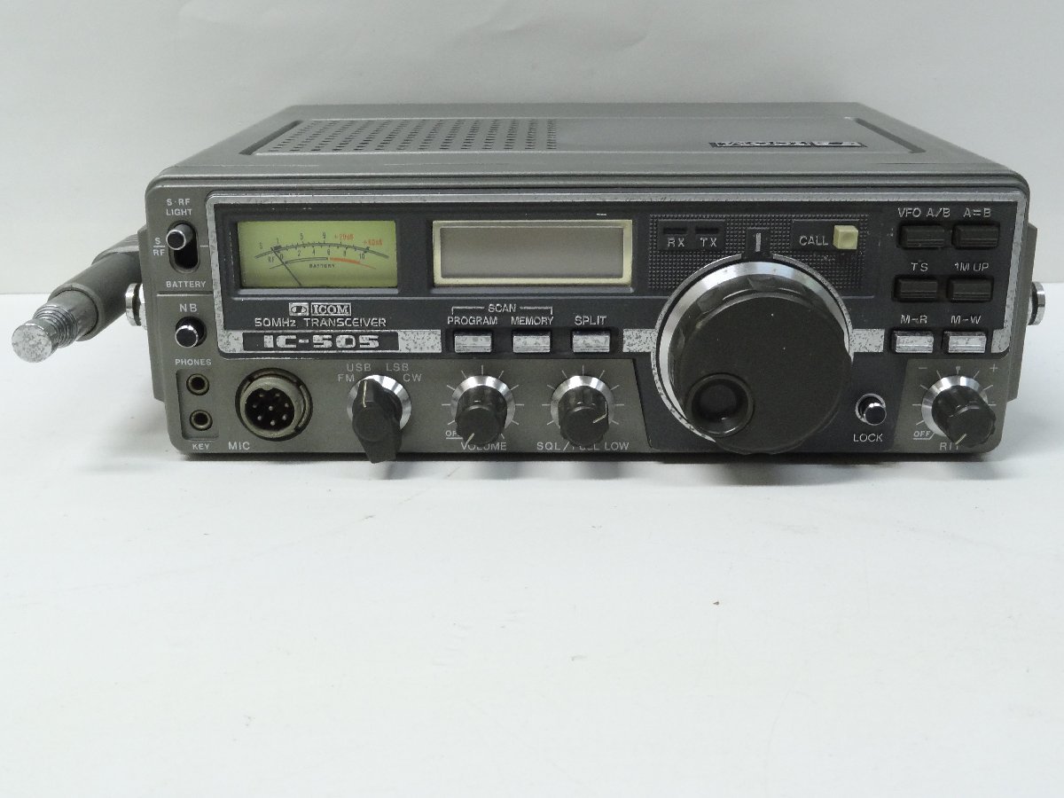 8□/Zこ5981 アイコム ICOM IC-505 トランシーバー 動作未確認