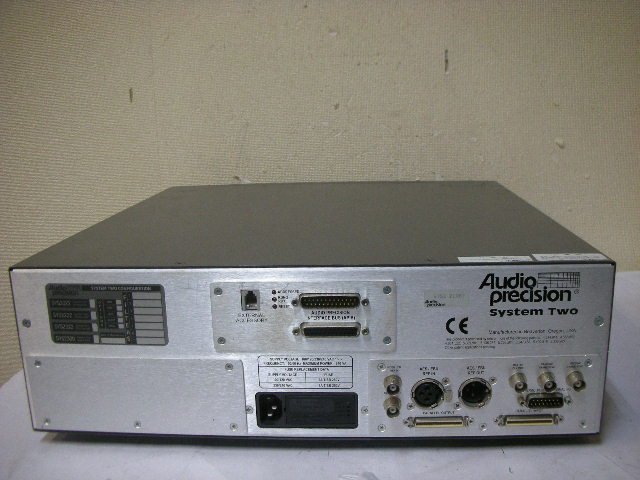 Audio Precision Rear Panel Audio Precision SYSTEM TWO 2322(その他)|売買されたオークション情報、yahooの商品情報をアーカイブ公開 ...