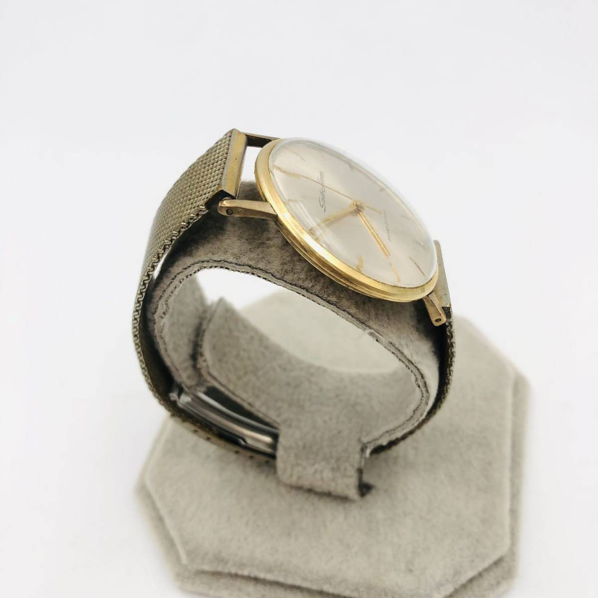 11SB169 【動作品】SEIKO LINERセイコーライナー J14069 手巻き腕時計 