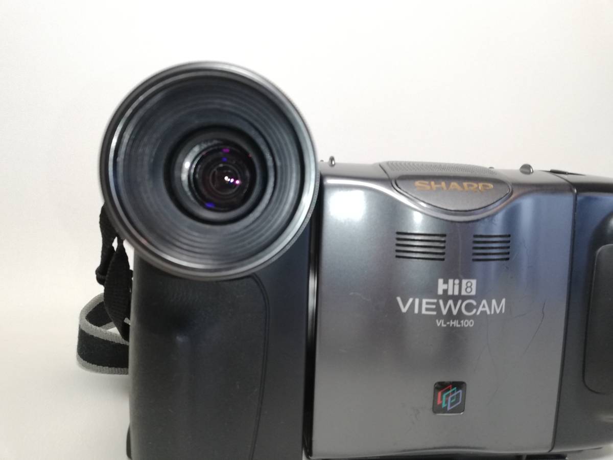 動作確認済】シャープ 液晶Hi8/8ミリビデオカメラ/VL-HL100 【ダビング