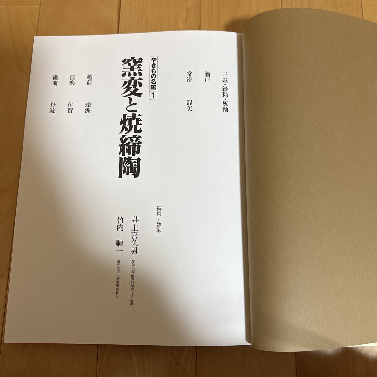 ☆やきもの名鑑 全6巻揃☆1 窯変と焼締陶/2 桃山の茶陶/3 楽と京焼/4