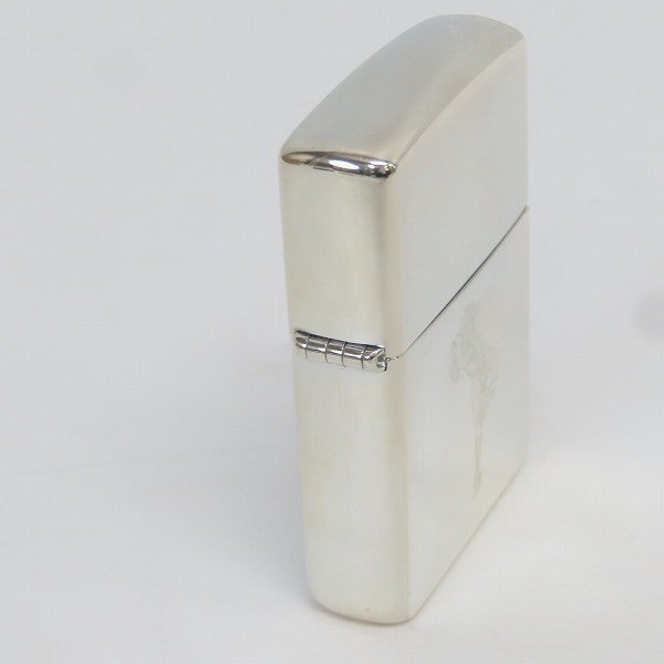 【2002年】Zippo ジッポライター★ GIRL【ヴィンテージ】中古品 ZIPPO/ジッポー WINDY/ウィンディガール 2002年製 シルバー /LPL
