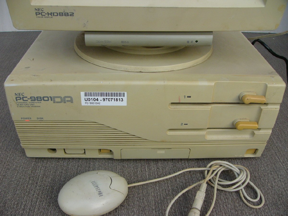 NEC Yahoo!オークション RX4》本体+ 通電のみ確認NEC《PC-9801 ヤフオクで