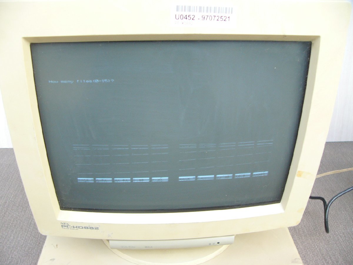 NEC Yahoo!オークション RX4》本体+ 通電のみ確認NEC《PC-9801 ヤフオクで