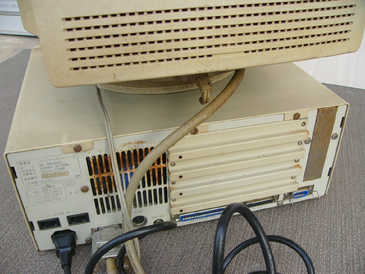 NEC Yahoo!オークション RX4》本体+ 通電のみ確認NEC《PC-9801 ヤフオクで