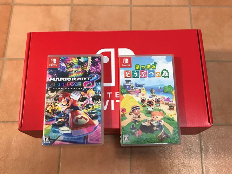 Nintendo Switch 本体 HAC-001 あつまれどうぶつの森・マリオカート8