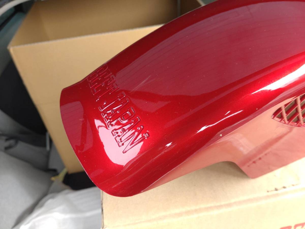 美品 CBX400f CBX550f ビートメッシュフェンダー BEET 2型 赤白 黒赤