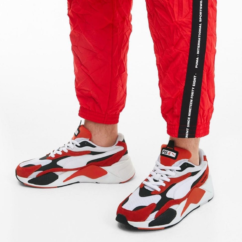 プーマ RS-X3 スーパー 27.5cm 定価14300円 ホワイト/レッド 白 赤 RS-X3 SUPER メンズ スニーカー