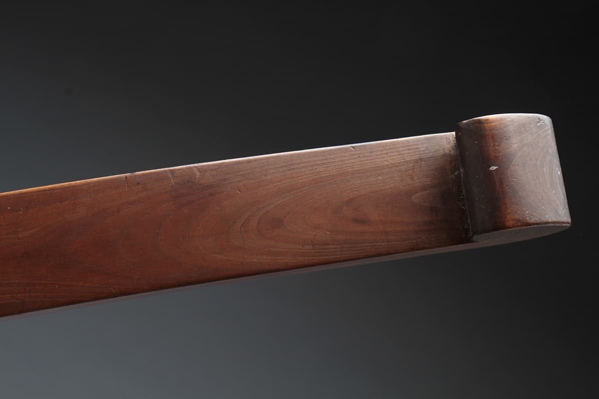 HX591 仏教美術 木造如意 全長35.5cm 重75g 木笏 如意棒 僧侶 寺院仏具