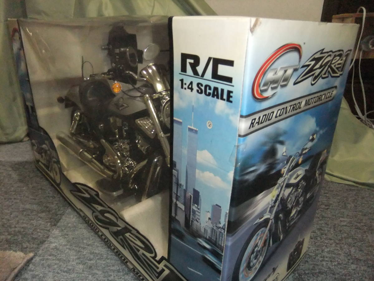 未開封/ハーレーダビッドソンタイプ ZGR-1バイクラジコン 4分の1 