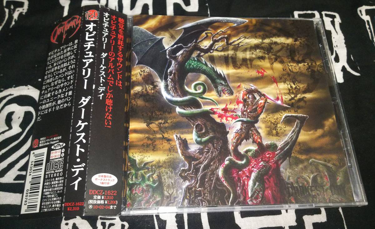ダーケスト・デイ オビチュアリー ⁄ CD DDCZ-1622 デスメタル 日本盤