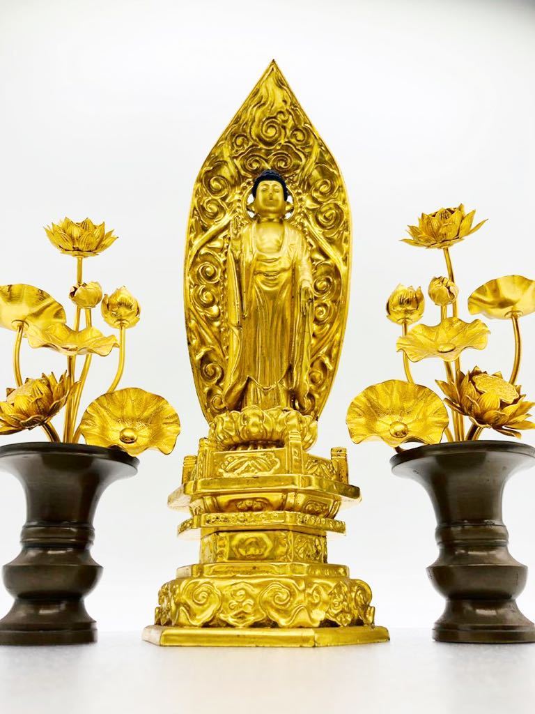 阿弥陀如来立像』 江戸時代 ウン 高さ30cm 