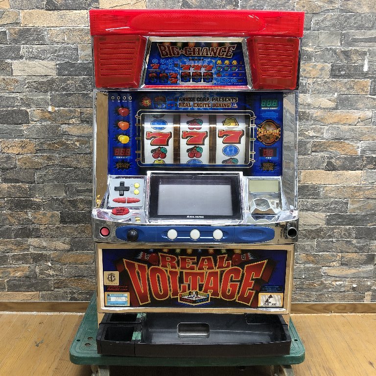 K155-9 アルゼ パチスロ実機 REAL VOLTAGE リアルボルテージ2 100V