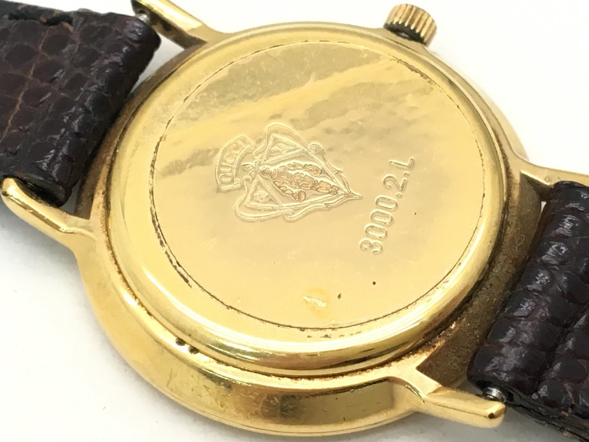 GUCCI 3000.2.L シェリーライン クォーツ 腕時計 レディース 箱付き