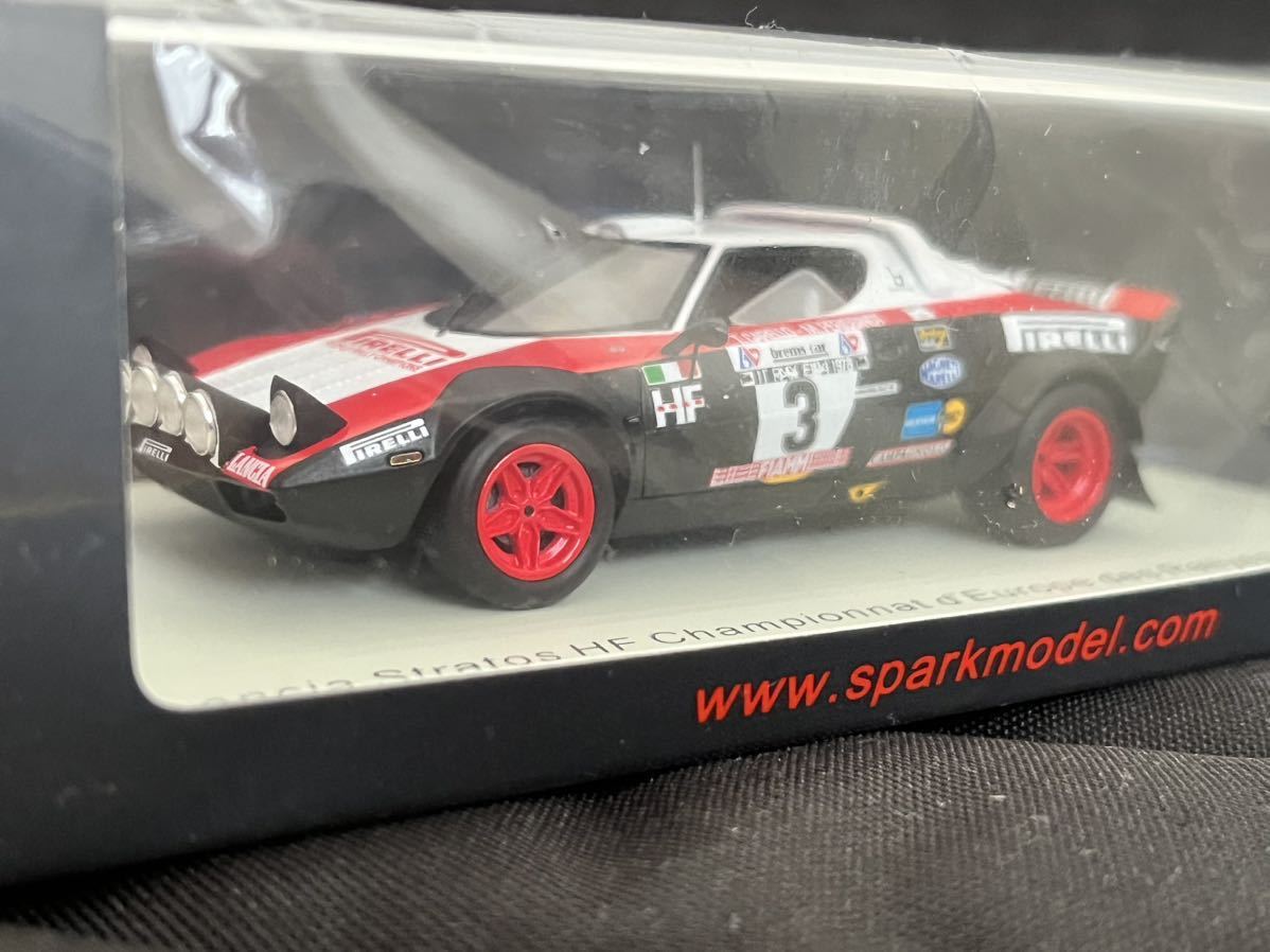 激レア品　昭和53年発行　ミニライブラリー Spark 1/43 ピレリー ランチアストラトスHF ラリー #3 1978 T