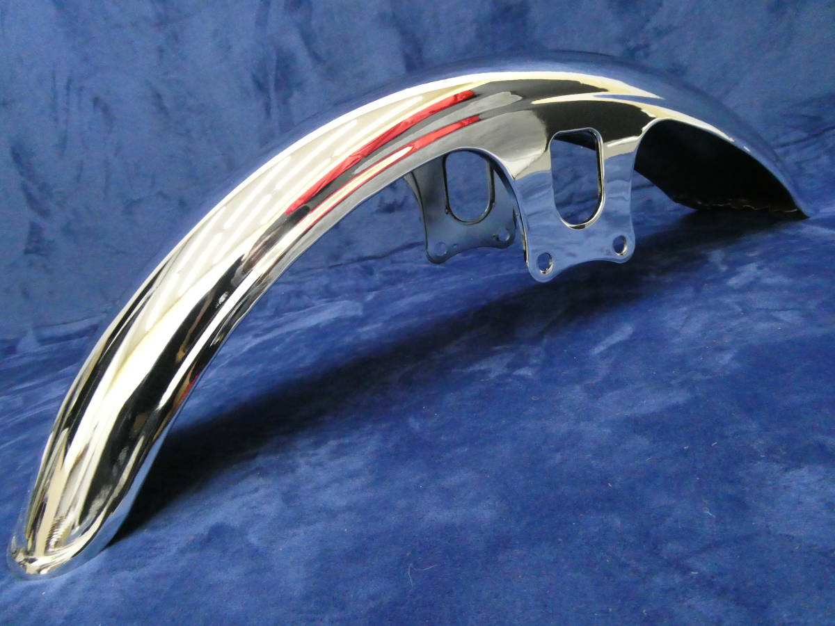 鉄フロントフェンダー汎用 ゼファー400 750 ゼファー z2仕様 Z2メッキ