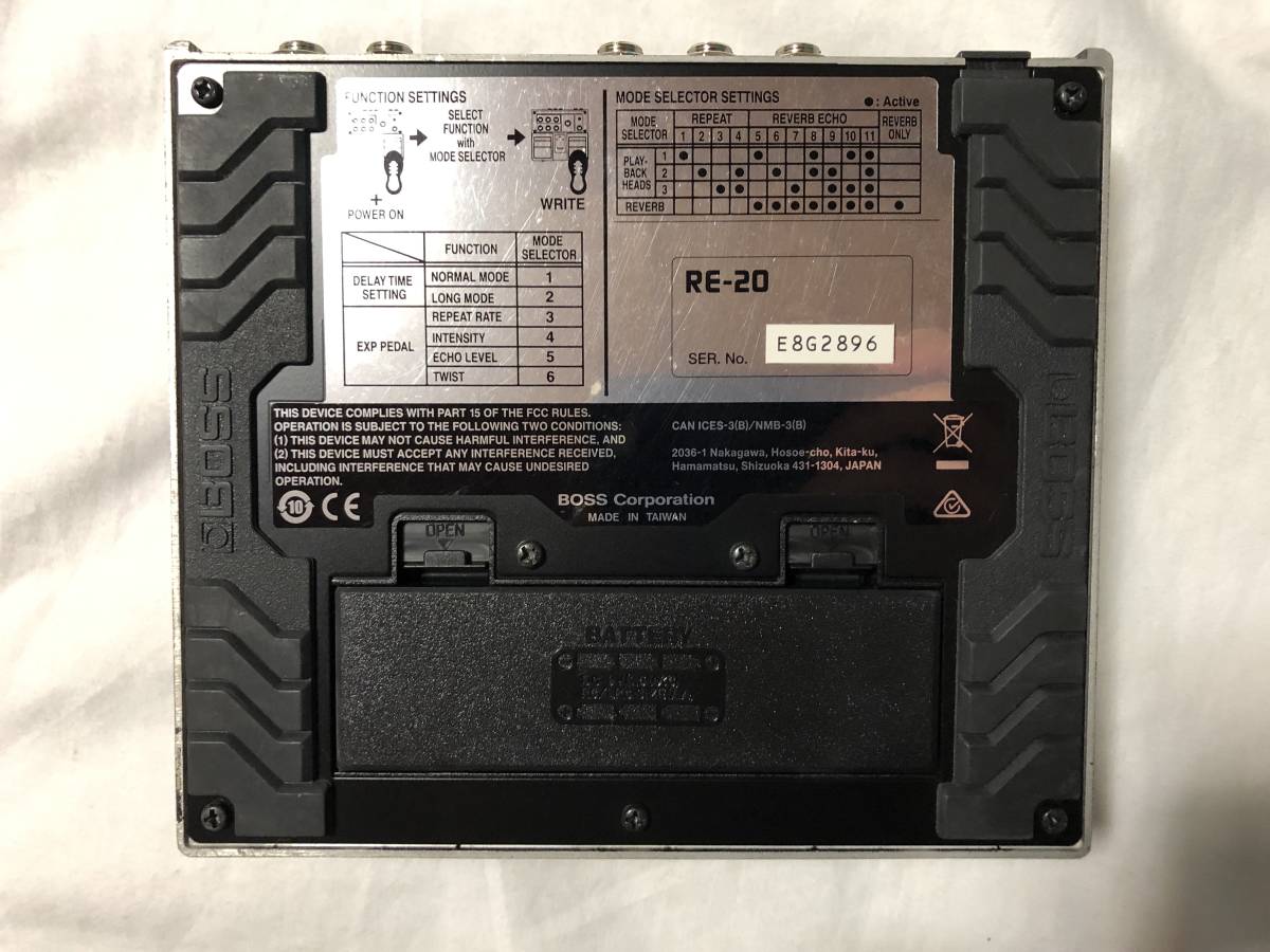BOSS RE-20 Space Echo ボス スペースエコー エフェクター 新作登場