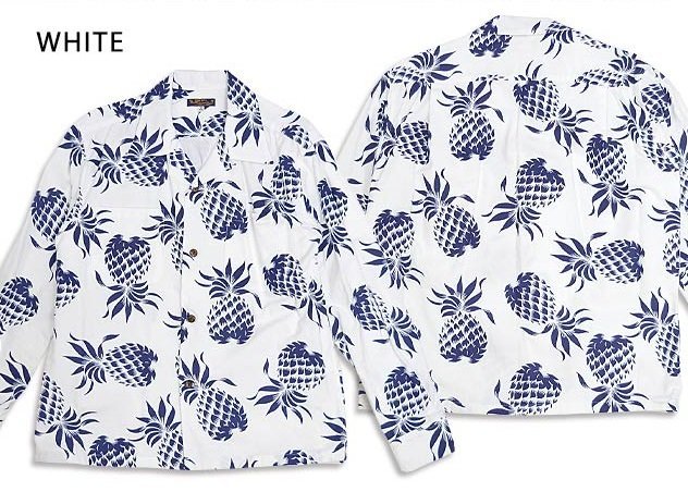 コットンフランネル長袖アロハシャツ DUKE'S PINEAPPLE SUN SURF オフホワイトXXLサイズ SS28980 サンサーフ ハワイアン(アロハシャツ)｜売買されたオークション情報、yahooの商品情報をアーカイブ アロハシャツ