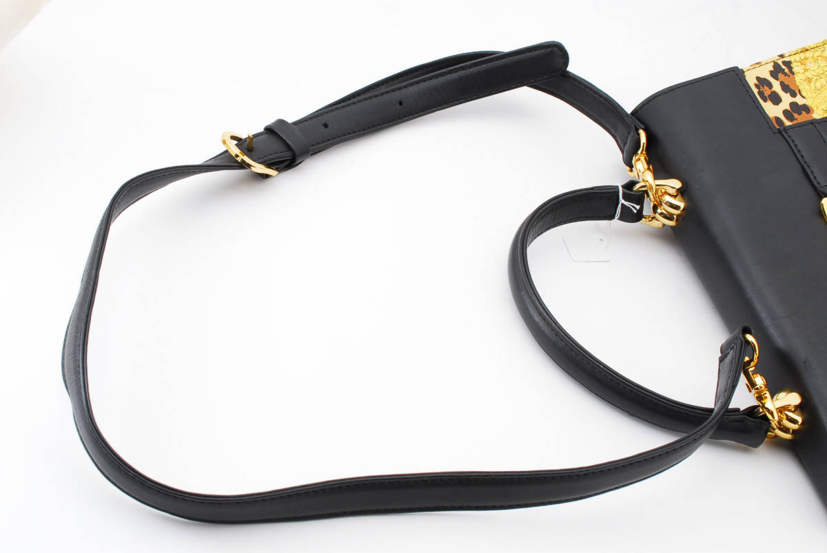 1円〜 美品 GIANNI VERSACE ヴェルサーチ レオパード 豹柄 メデューサ 