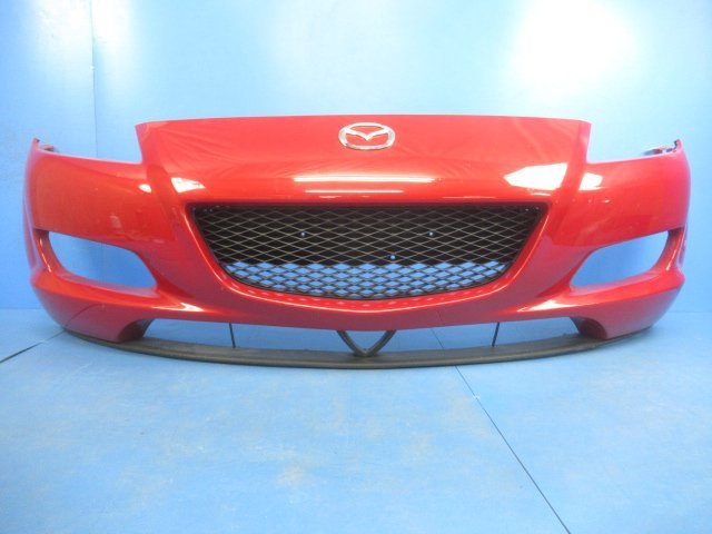 マツダ RX-8 SE3P 前期 純正 フロントバンパー F151-50031 レッドメタリック (M078771)