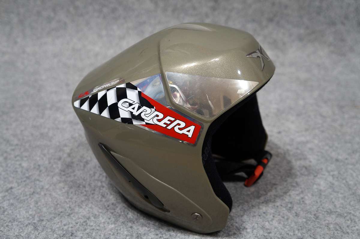 CARRERA - スキー向けヘルメット USED傷あり [カラー:写真参照 サイズ=53-54CMcm L=-mm] 高機能高デザイン