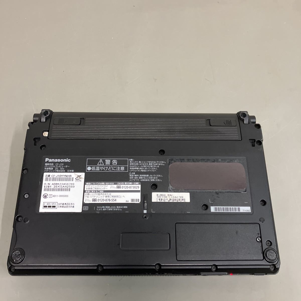 Panasonic Let's note CF-J10 10.1 inch Core i3 4GB Memory Notebook