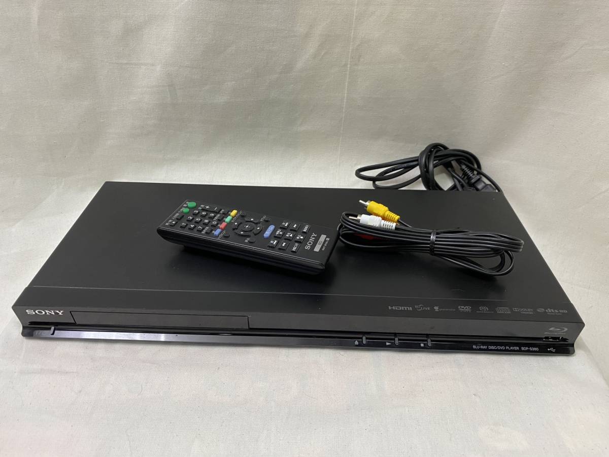 M10163【SONY】ブルーレイディスクプレーヤー BDP-S380 12年製 DVD