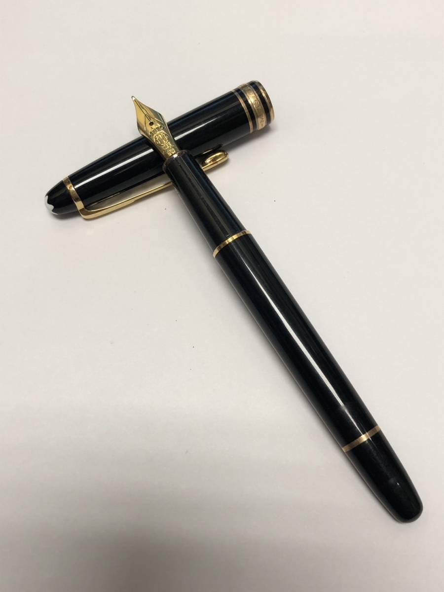 B-9521 1円〜 MONTBLANC モンブラン マイスターシュテュック ペン先18K 750 万年筆 筆記未確認 ジャンク扱い 現状品