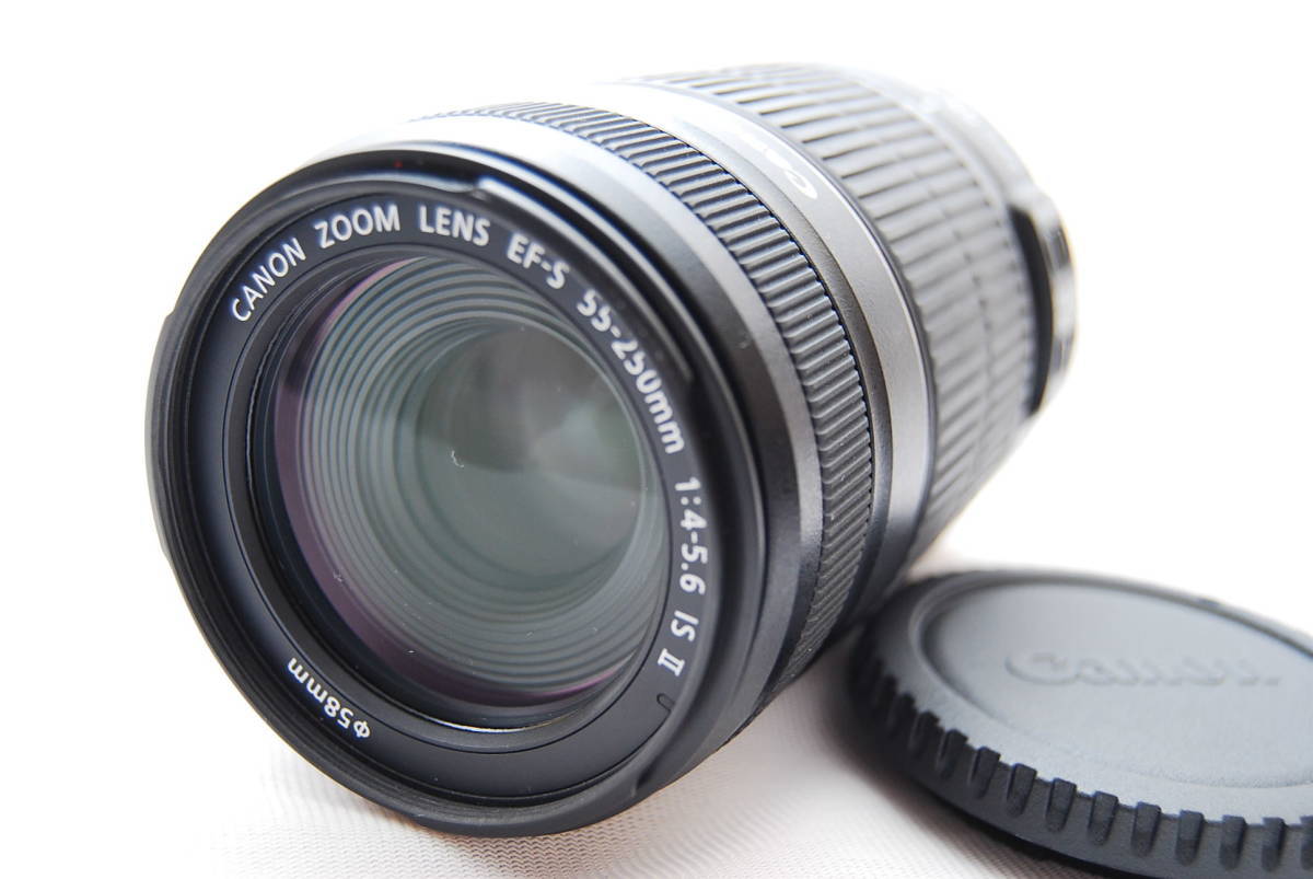 ★キャノン　Canon　望遠ズームレンズ EF-S55-250mm F4-5.6 IS II ★