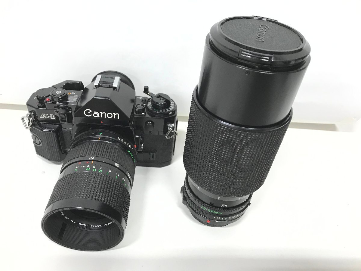安い，セール FUZ ジャンク品 Canon キヤノン A-1 レンズ2点 モータードライブ バッテリーパック付属 動作未確認 94-221215-YS-3-FUZ(キヤノン)｜売買されたオークション情報、yahooの商品情報をアーカイブ公開 - オ マニュアルフォーカス