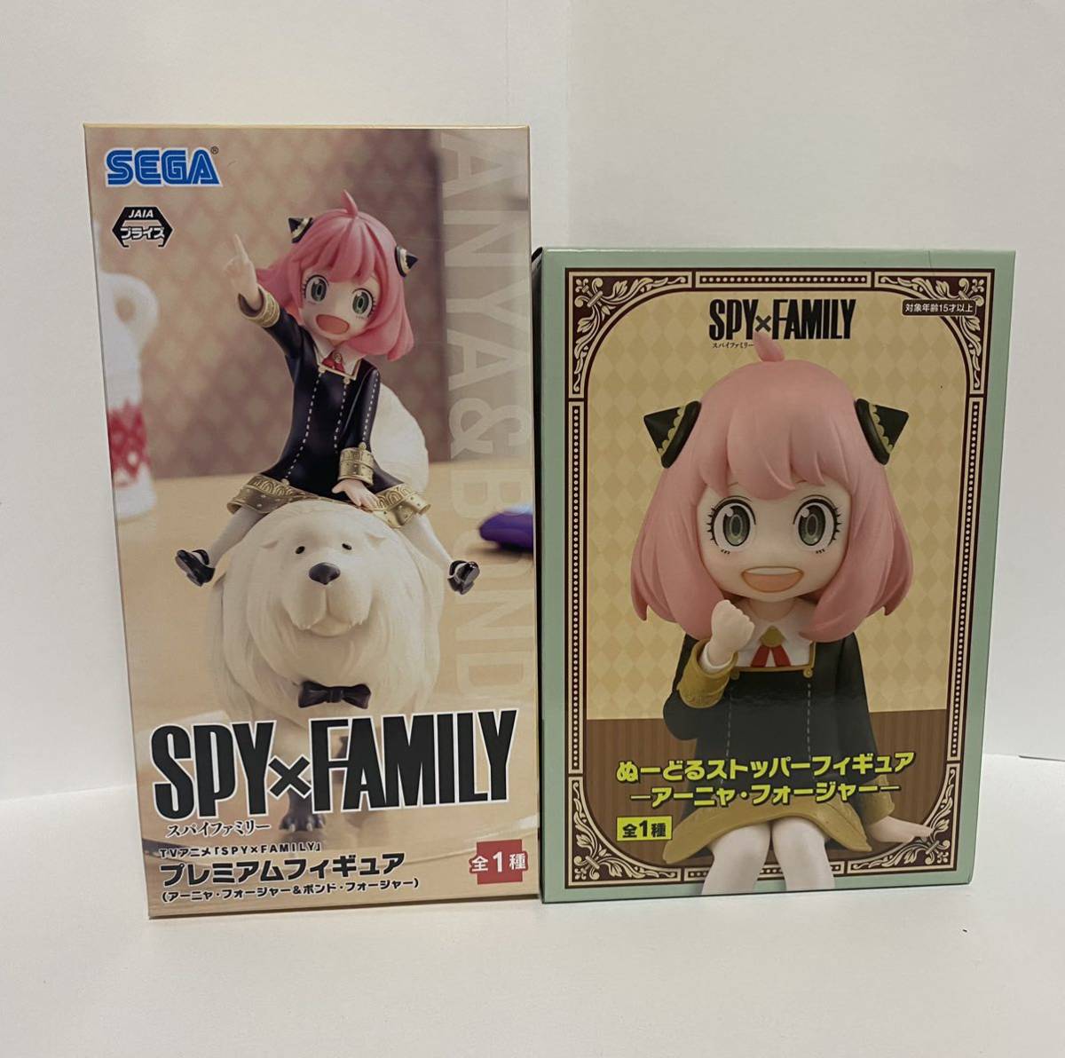  SPY&times;FAMILY プレミアムフィギュア アーニャ フォージャー&ボンド フォージャー ぬーどるストッパー アーニャ フォージャー 2種セット(コミック、アニメ)｜売買されたオークション情報 その他