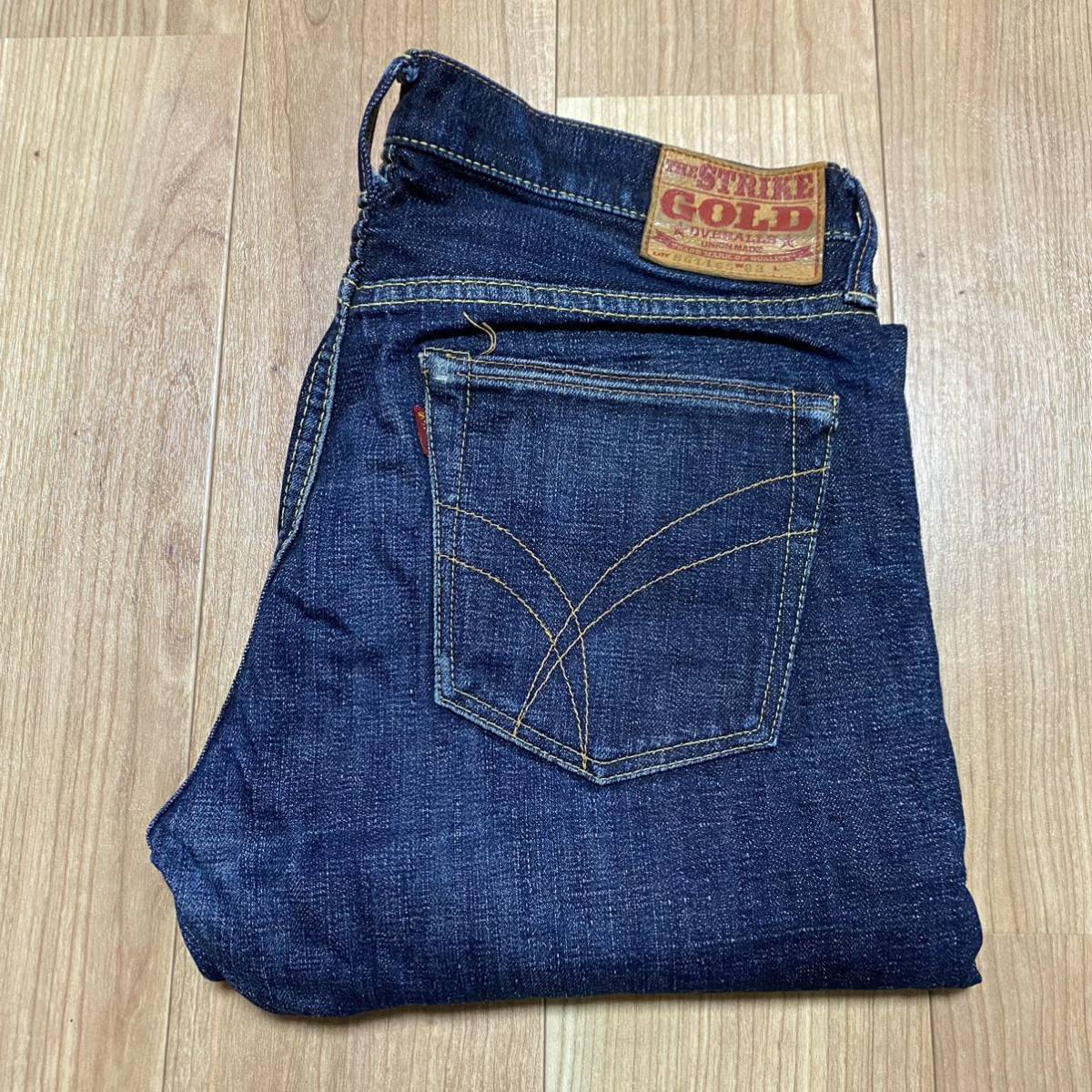 STRIKE GOLD Strike ストライクゴールド The (ストライクゴールド) デニムパンツ Gold 中古・古着通販THE - Klaxon – 新品］THE SG5209 : denimba