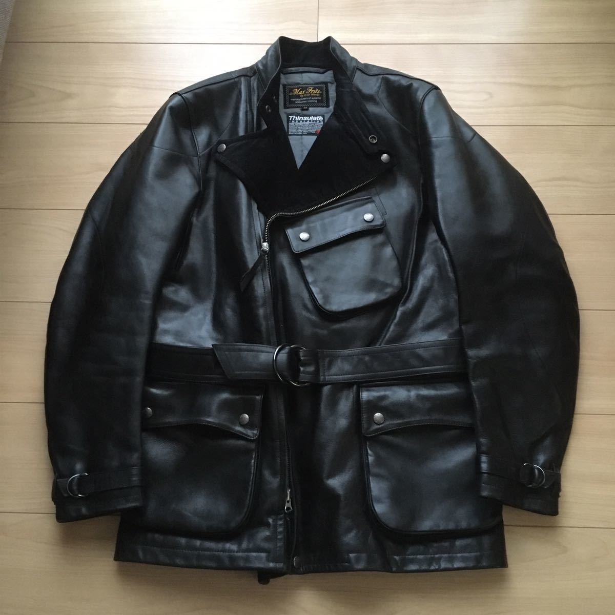 激安大特価，100%新品 Maxfritz マックスフリッツ シンサレート レザージャケット L mint condition / 検 ハロルズギア Lewis leathers schott vanson R100RS(Lサイズ)｜売買されたオークション情報、yahooの商品情報をアーカイブ公開 Lサイズ