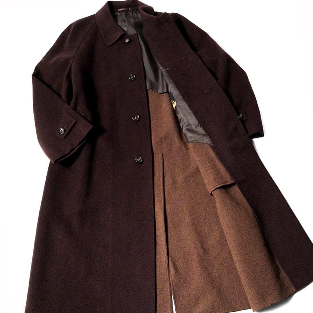 爆買い，限定セール 2212.G1.69 新同極美 25万 ランバン/LANVIN Paris 最高峰カシミヤ 一生物の最高峰ダブルフェイス マローネ色 コート 66 M~L(Lサイズ)｜売買されたオークション情報、yahooの商品情報をアーカイブ公開 - Lサイズ