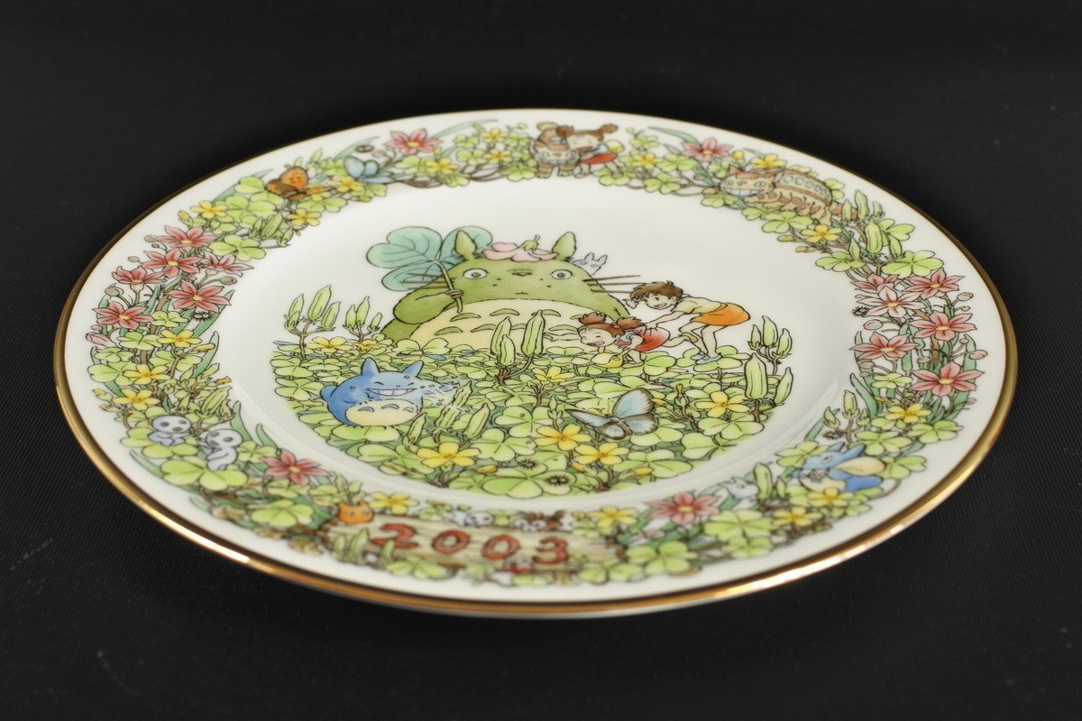 ▽美品 2012年版 となりのトトロ Noritake ノリタケ イヤリープレート