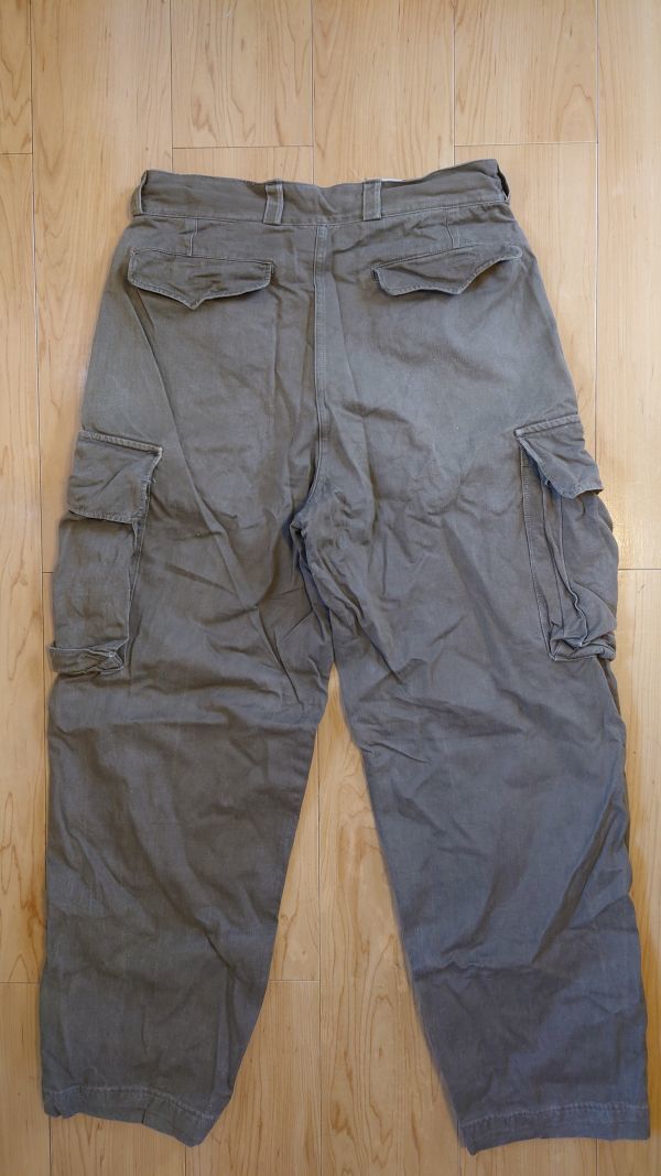 カーゴパンツ M47 0 フランス軍 M-47 後期 - FRENCH BLUE 雰囲気抜群