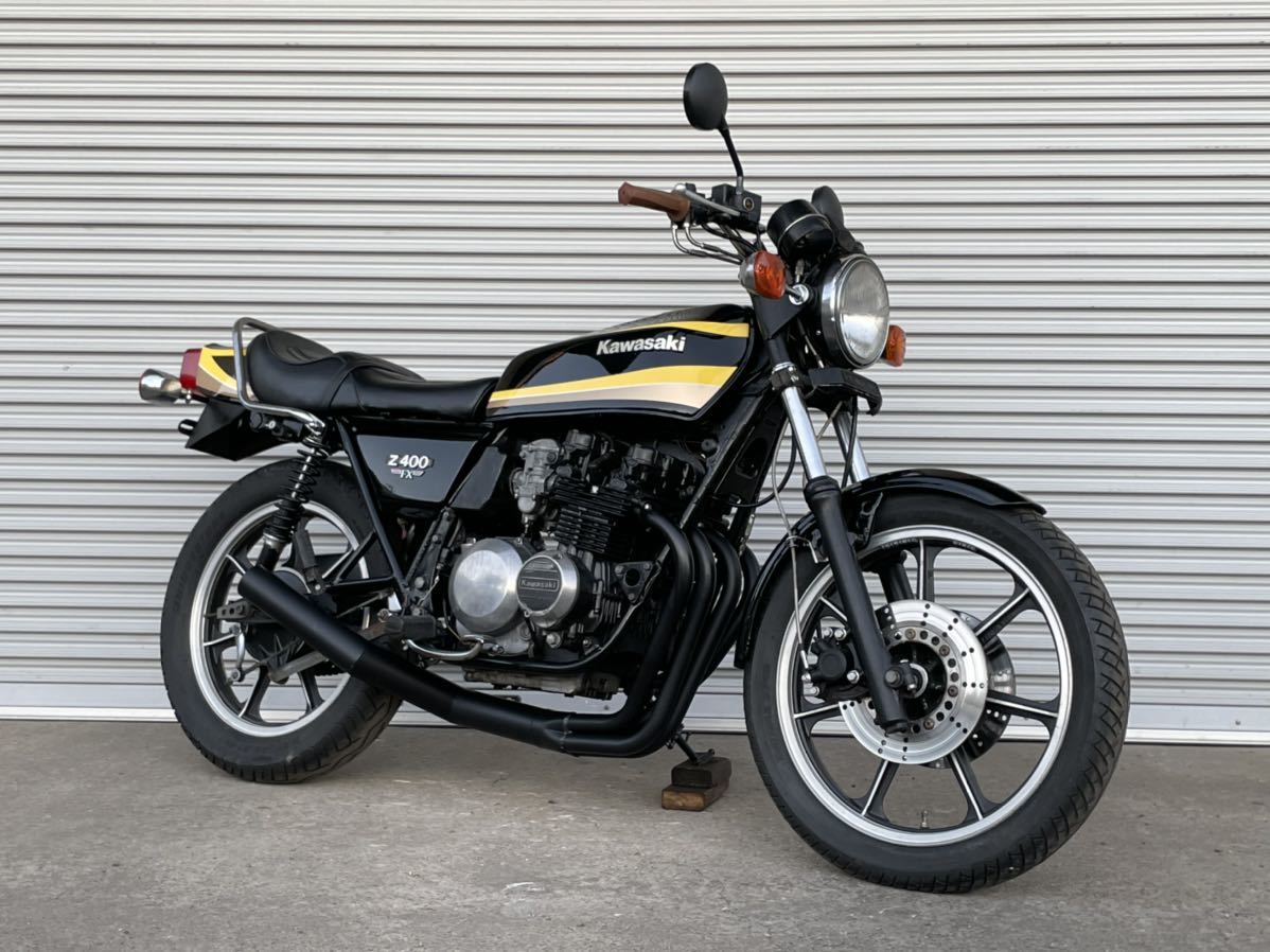 Z400FX Z400J カスタム 新規3年車検 レストア極上車 エンジン良好 旧車 