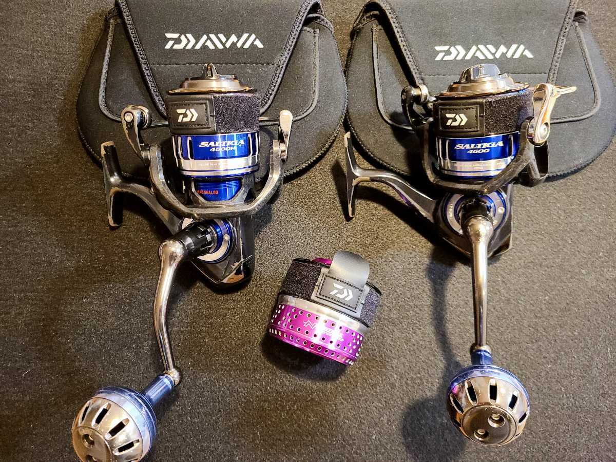 最終出品！ダイワ 15ソルティガ 4500&4500h&OCEAN MARK5000スプール