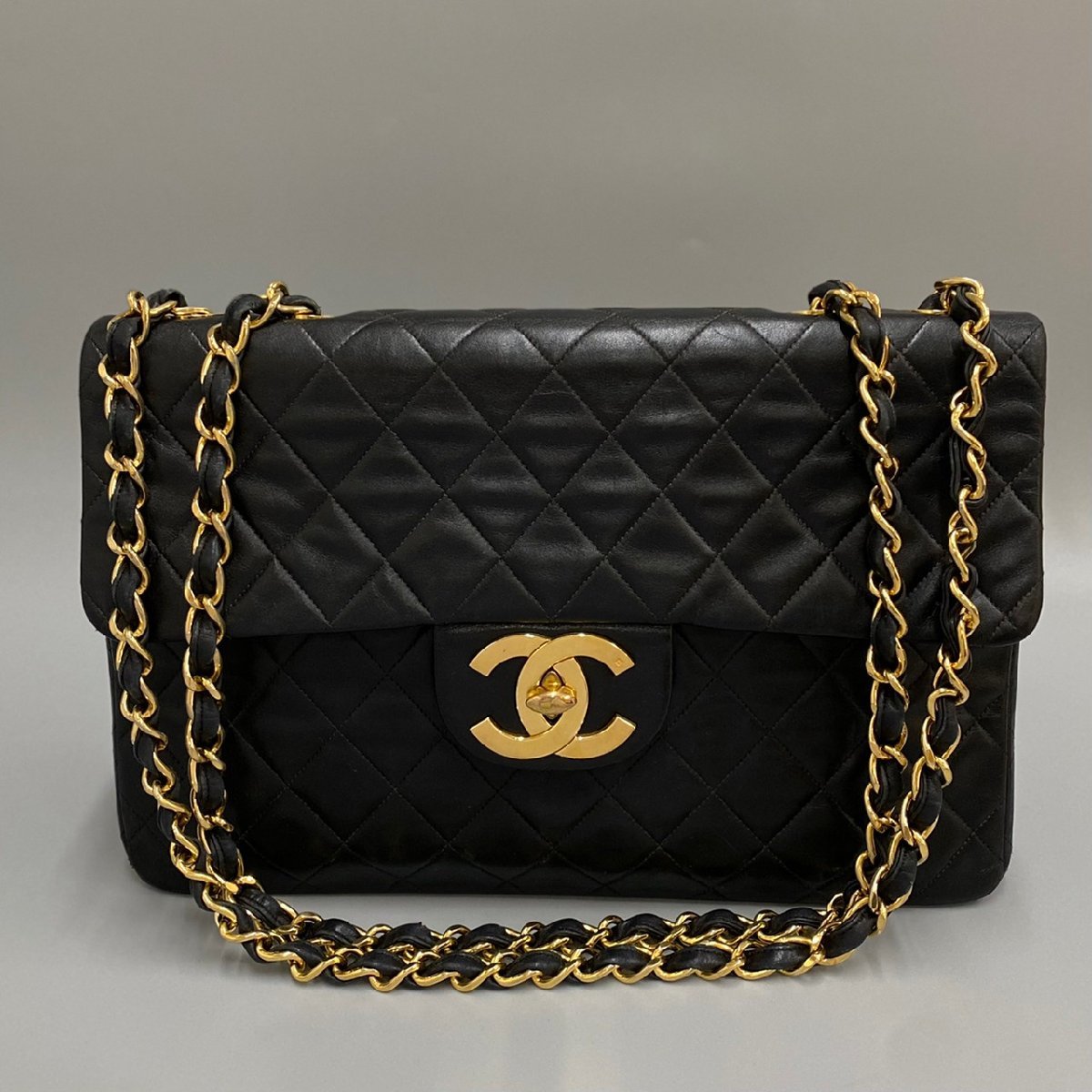 □1円 極美品 シール あり □ CHANEL シャネル ヴィンテージ 10番台 