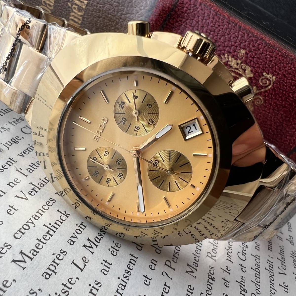 OH済み ラドー RADO 〓 ダイヤスター DIASTAR クロノグラフ デイト 