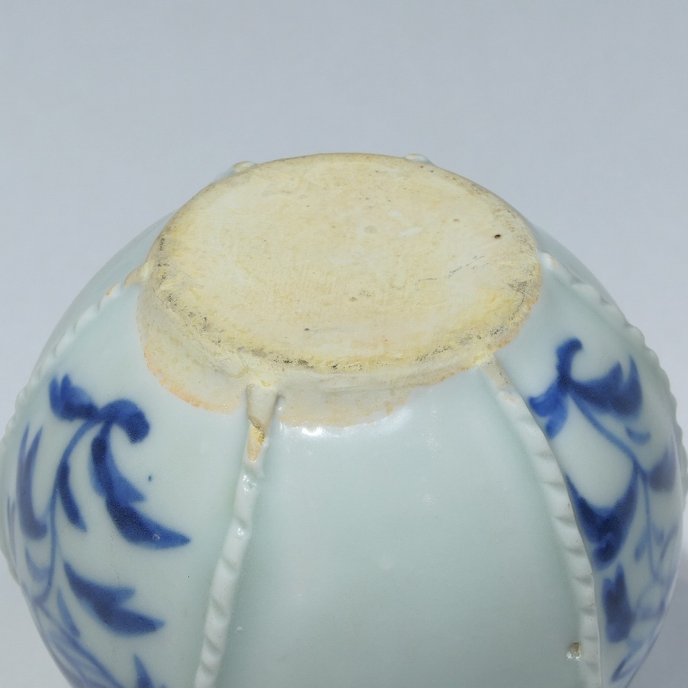 中国古玩名品1 元染付青花小壺 (明清古染付宋白磁天目豊蔵唐九郎半泥子